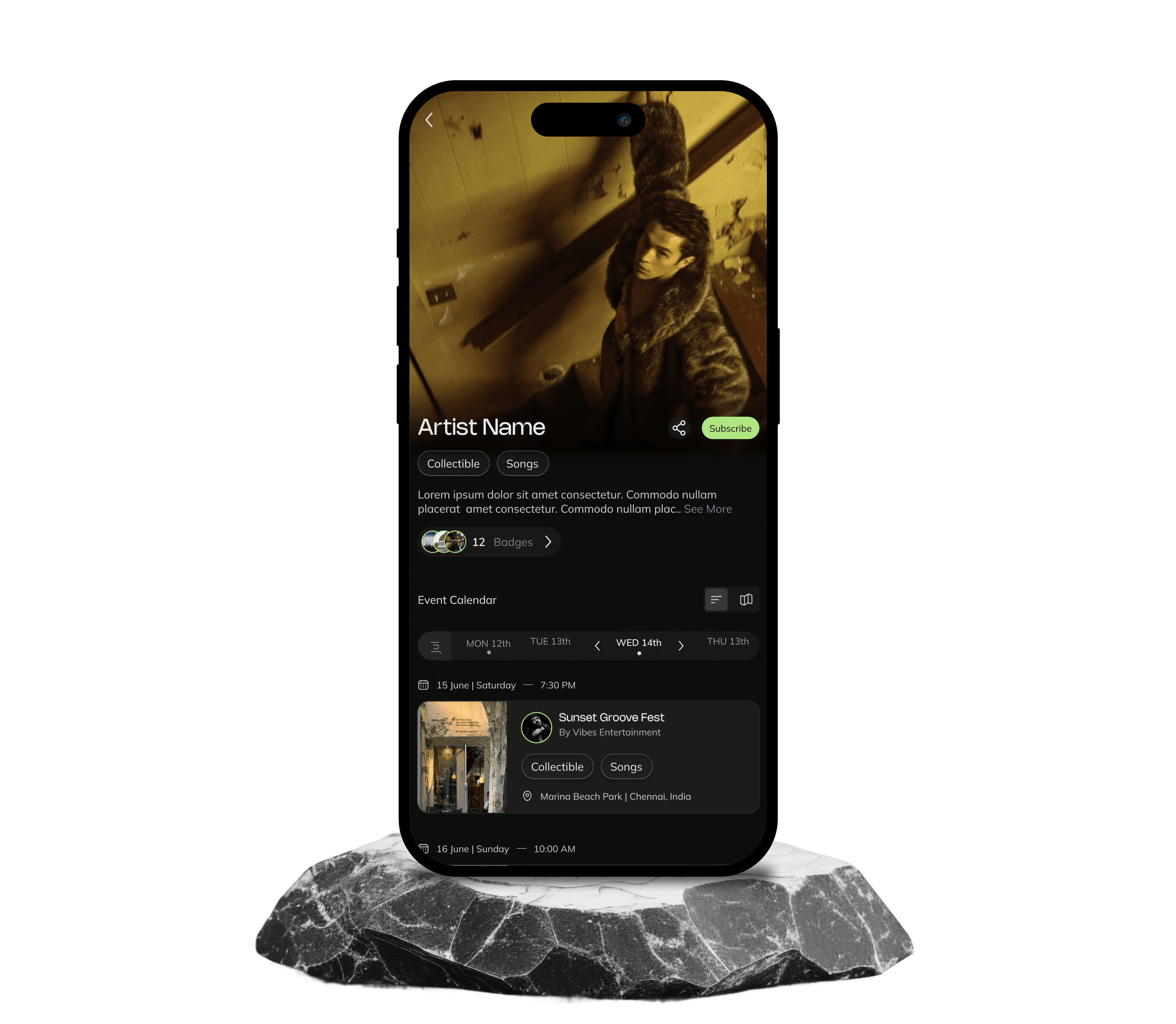 mini portfolio mobile app